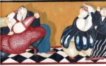 Whimsical Chubby Dancers Border - York - YE1672B