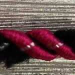 5 Yards 1/8" Fuchsia and Black with a Touch of Glitter Twist Cord Trim 27411FB