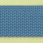 5 Yards 1 1/2" Light Copenhagen Blue Flat Cotton Webbing Trim 82494