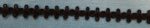 5 Yards 9/16" Black Loops and Circle Trim 500201 - Image 2