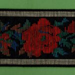 5 Yards 2 3/8" Jacquard Wide Band Floral Trim 86130