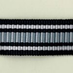 5 Yards 3/4"  Dark Navy, White, Light Grey Nautical Look Trim 82325