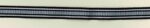5 Yards 3/4"  Dark Navy, White, Light Grey Nautical Look Trim 82325 - Image 2