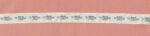 5 Yards 13/16" Embroidered Satin Trim with Roses and Greenery 83995