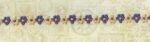 5 Yards 5/8" Purple and Gold Woven Trim 47159