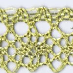 5 Yards 7/8" Gold Lace Look Trim 45629