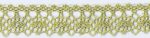 5 Yards 7/8" Gold Lace Look Trim 45629 - Image 2