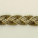 5 Yards 3/8" Gold Braid Trim 1382