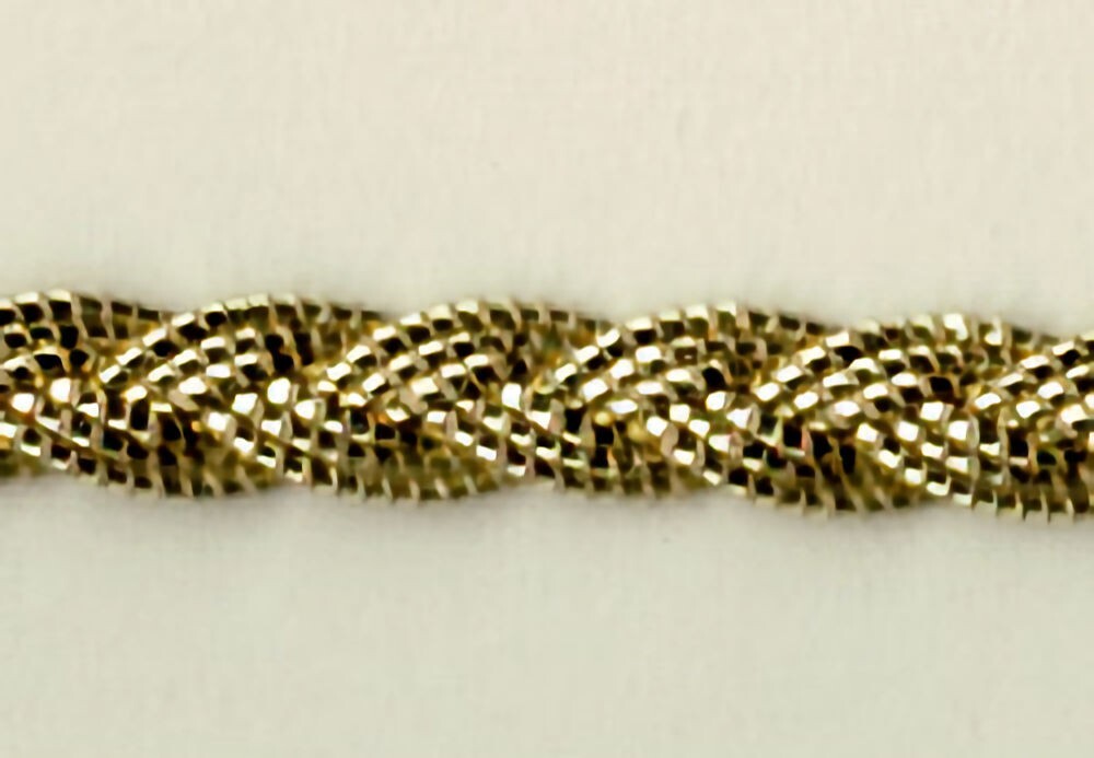 57-938.jpg 5 Yards 3/8" Gold Braid Trim 1382 - Image 1