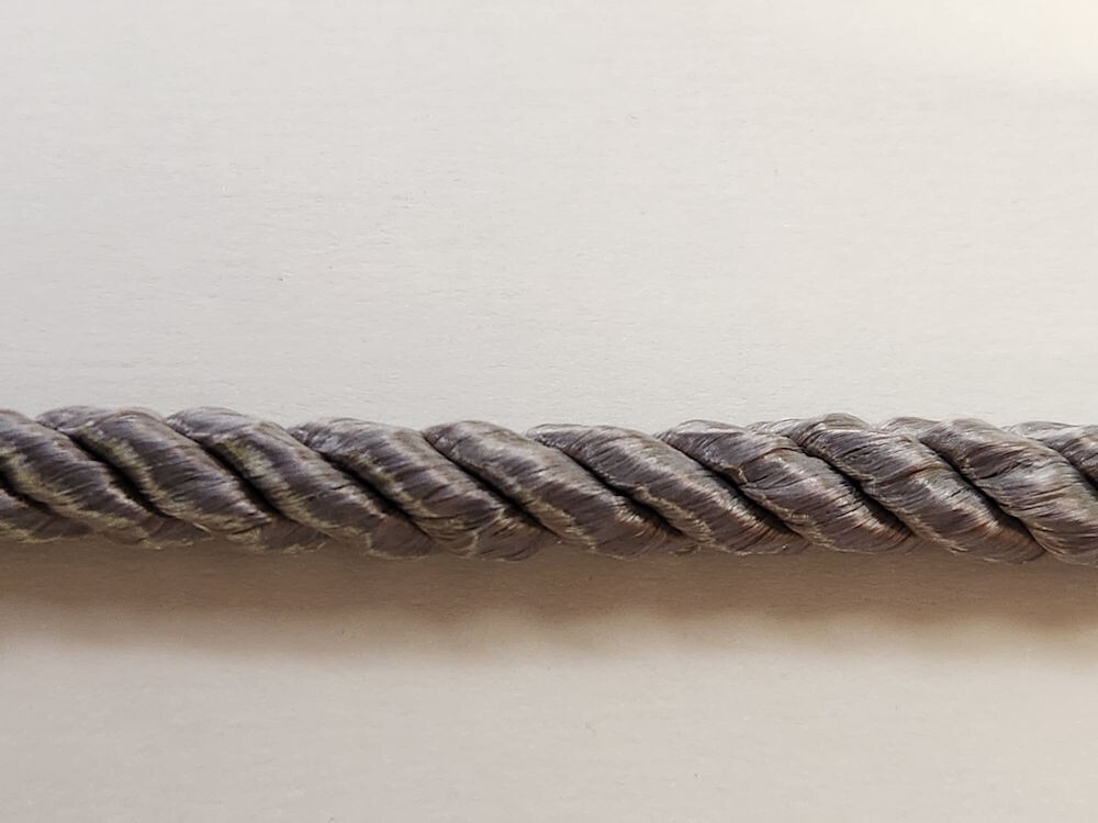 57-96.jpg 5 Yards 1/4" Taupe Twist Cord Trim 8607-06 - Image 1