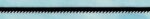5 Yards 3/8" Black and White Whip Stitch with Lip Trim 11271 - Image 2