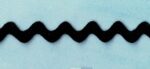 5 Yards 3/8" Black Ric Rac Trim RR21CO