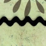 5 Yards 3/8" Black Ric Rac Trim 10836B