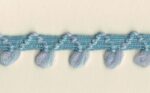 5 Yards 1/2" Baby Blue, Light Pink Elastic Mini Pom Pom Trim 27527