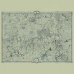John Rocque's London Map Mural on Light Bronze - WM2606M