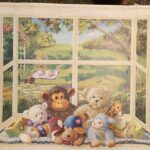 Teddy Bears Nursery Window Mural - 30" High x 40" Tall - 7057-884M