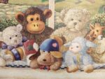 Teddy Bears Nursery Window Mural - 30" High x 40" Tall - 7057-884M - Image 2