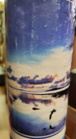 Vintage Lake Sunset Photo Mural - 12.73' (Feet) Wide x 9" (Feet) Tall - 3902 - Image 3