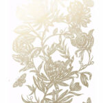 Marquis Gold Floral Wallpaper - Crown - Brewster - 2834-M1474