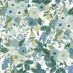 Garden Party Peel and Stick Wallpaper - Blues - Rifle Paper - York - PSW1201RL