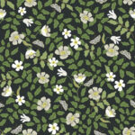 Primrose Peel and Stick Wallpaper - Black - Rifle Paper - York - PSW1315RL