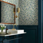 Primrose Peel and Stick Wallpaper - Blue and White - Rifle Paper - York - PSW1316RL - Image 3