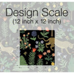 Menagerie Peel and Stick Wallpaper -- Black - Rifle Paper - York - PSW1321RL - Image 4
