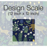 Menagerie Peel and Stick Wallpaper - Blue - Rifle Paper - York - PSW1323RL - Image 4