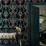 Luxembourg Peel and Stick Wallpaper - Black - Rifle Paper - York - PSW1326RL - Image 3