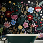 Strawberry Fields Mural - Black - Rifle Paper - York PSW1333M - Image 4