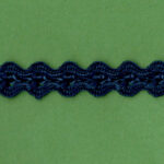 5 Yards 7/16" Navy Double Ric Rac Gimp Trim 12293