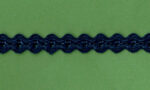 5 Yards 7/16" Navy Double Ric Rac Gimp Trim 12293