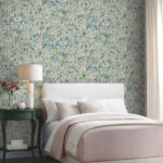 Lea Peel and Stick Wallpaper - Blues and Metallic Accents - Rifle Paper 2 - York - PSW1468RL - Image 3