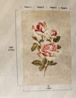 4 Panel Rose Mural - Wallquest - 9 Feet H x 6 Feet W - SM72901 - Image 3