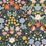 Bramble Garden Peel and Stick Wallpaper - Black - Rifle Paper  - York - PSW1478RL