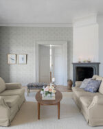 William Morris Anemone Floral Trail Wallpaper - Dove - Brewster - 4153-82001 - Image 4