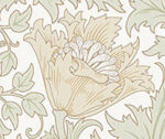 William Morris Anemone Floral Trail Wallpaper - Light Green - Brewster - 4153-82002 - Image 3