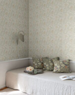 William Morris Anemone Floral Trail Wallpaper - Light Green - Brewster - 4153-82002 - Image 4