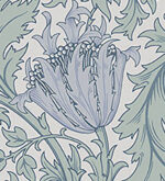 William Morris Anemone Floral Trail Wallpaper - Blue - Brewster - 4153-82003 - Image 3