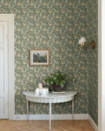 William Morris Anemone Floral Trail Wallpaper - Moss - Brewster - 4153-82004 - Image 4