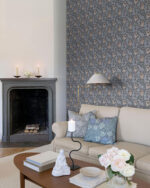 William Morris Anemone Floral Trail Wallpaper - Dark Blue - Brewster - 4153-82006 - Image 5