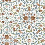 William Morris No. 1 Holland Park Wallpaper - Red - Brewster - 4153-82007