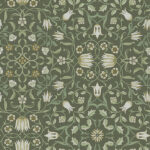 William Morris No. 1 Holland Park Wallpaper - Greens - Brewster - 4153-82008
