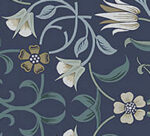 William Morris No. 1 Holland Park Wallpaper - Blues - Brewster - 4153-82009 - Image 3