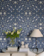William Morris No. 1 Holland Park Wallpaper - Blues - Brewster - 4153-82009 - Image 4