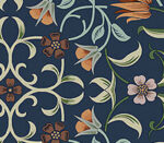 William Morris No. 1 Holland Park Wallpaper - Dark Blue - Brewster - 4153-82010 - Image 3