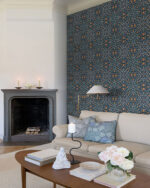 William Morris No. 1 Holland Park Wallpaper - Dark Blue - Brewster - 4153-82010 - Image 4