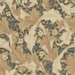 William Morris Granville Leafy Vine Wallpaper - Apricot - Brewster - 4153-82015