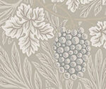 William Morris Vine Woodland Fruits Wallpaper - Light Greys - Brewster - 4153-82017 - Image 3