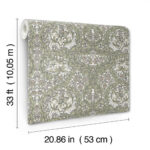 William Morris African Marigold Wallpaper - Greens - Brewster - 4153-82023 - Image 5